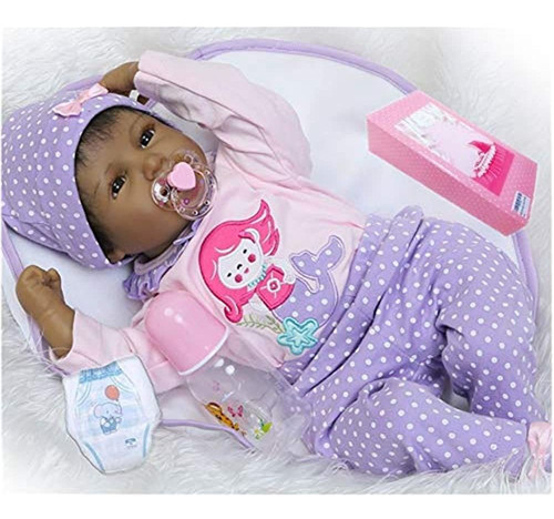 Npkdoll Muñeca Realista Africana Para Niña Negra Muñeca De B