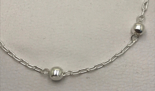 Imagem 6 de 9 de Pulseira Bolinha 3mm Prata 925 Maciça Cx Vermelha