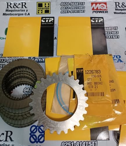 Discos Y Sellos Transmisión Caja Retro Caterpillar 428d, 430