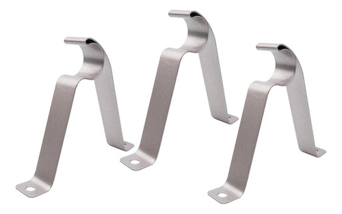 6 Elegantes Soportes Para Barras De Cortina Para 6 Piezas