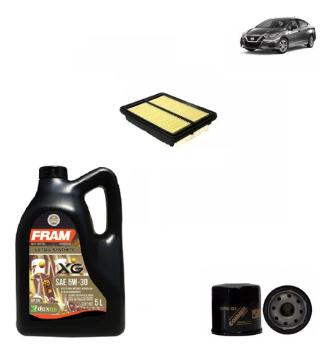 Kit Afinacion Nissan Versa 4 Cil 1.6l 2020 