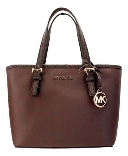 Bolso De Mano Michael Kors Cuero Con Cremallera Pequeña