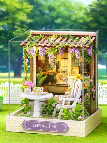 Casa En Miniatura De Bricolaje Kit De Casa De Muñecas En Min