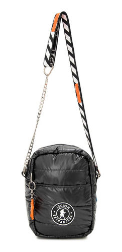 Imagen 3 de 10 de Bandolera San Luis Pop Cadenas Negro