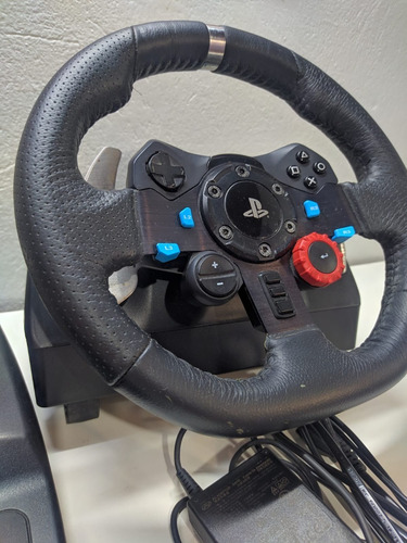 Volante E Pedais Logitech G29 + Brinde P/ Ps3 Ps4 Ps5 C/ Nf (Usado)