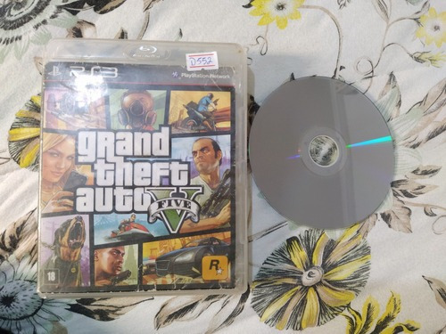 Jogo Midia Fisica Playstation 3 Gta 5 V Caixa Quebrada D552