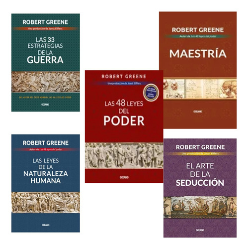 Las 48 Leyes Del Poder Colección 5 Libros - Robert Greene