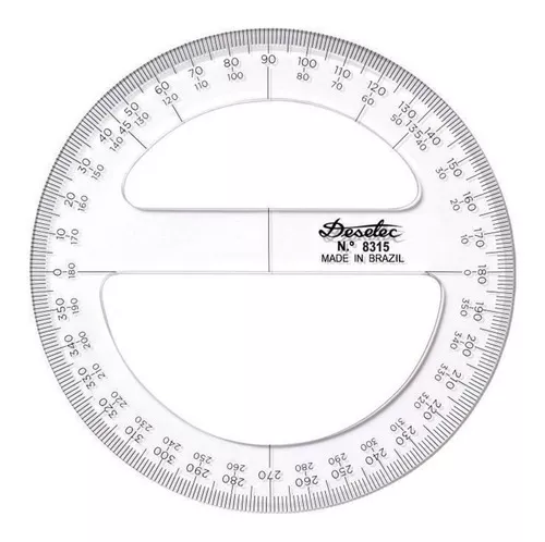 TRANSFERIDOR ACRÍLICO 360° 15CM - TRIDENT DESETEC