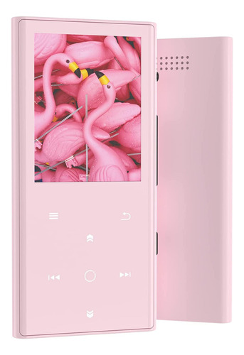 Reproductor Mp3 Coconise 64gb, Bluetooth 5.2, Radio Fm, Rosa