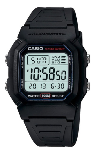 Reloj Casio Core W-800h-1avcf Negro Hombre |uoffice|