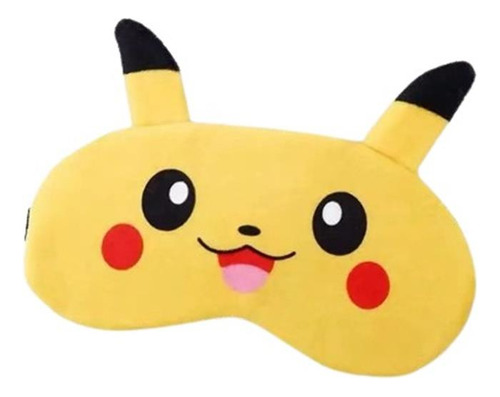 Antifaz De Dormir Pikachu Modelo Pokémon Ajustable