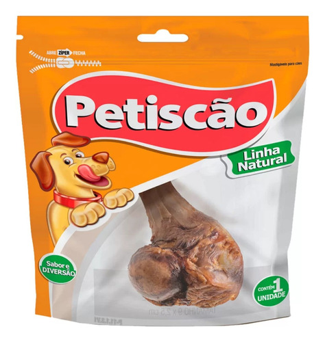 Osso Defumado Mini Fêmur Natural Petiscão Para Cães