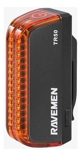 Luz traseira de bicicleta LED Ravemen Tr-50 50 Lm Usb - Muvin Color Black