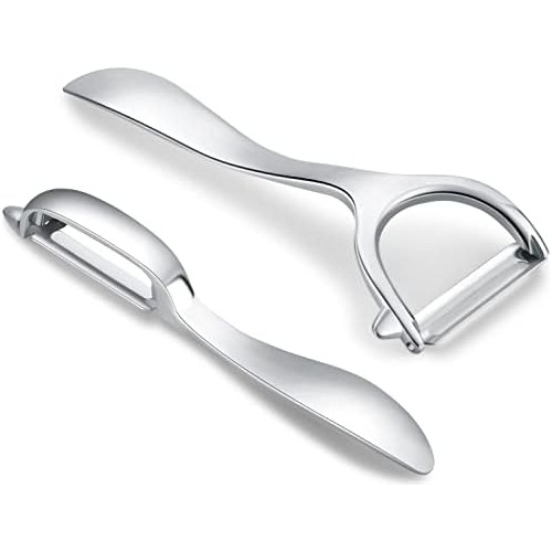 Set Of 2 Stainless Steel Vegetable Peeler,yshaped And I...