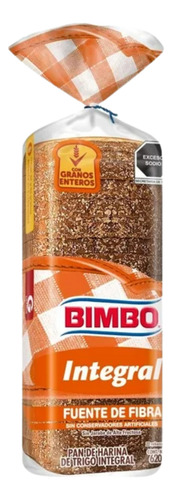 Pan Integral De Caja Bimbo 620 G