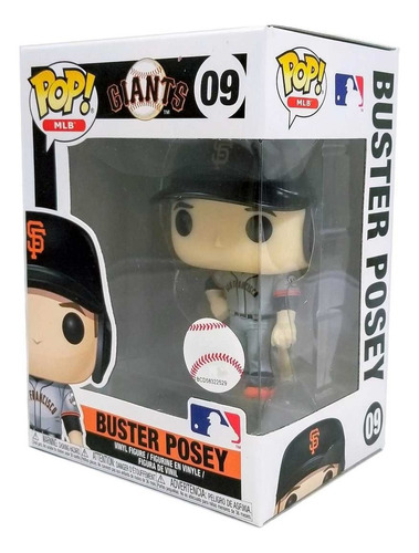 Figura De Acción  Baseball Giants Buster Posey Pop! Pop De Funko Pop! Mlb