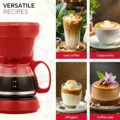 Holstein Housewares Cafetera De Goteo Para 5 Tazas Con