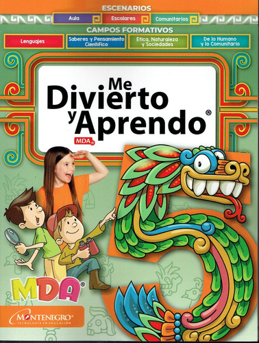 Me Divierto Y Aprendo 5 2024-2025 Mda Editorial Montenegro