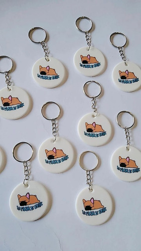 100 Llaveros Personalizados Logo Empresas Eventos