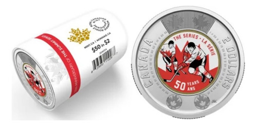 Set De 6 Monedas Canada Coloreadas 2 Dólares Sin Circular (Usado)