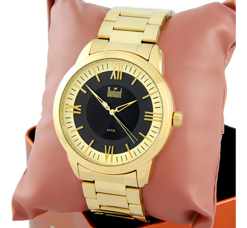 Relogio Dumont Masculino Dourado Du2035mnq/4p