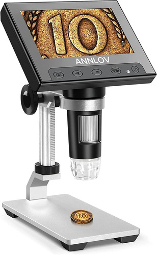 Microscopio Digital Lcd 50x-1000x Con Camara De Video 