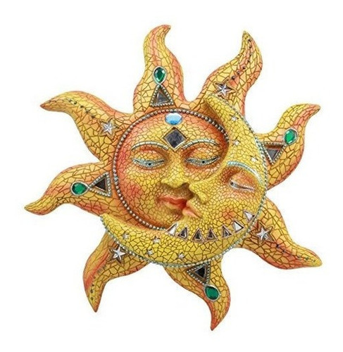 Hermoso Mosaico Celestial Sol Y Luna Dia Entregandose A La N