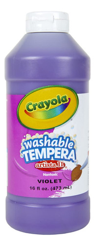 Crayola Artista Ii - Pintura Al Temple Lavable, 16 Onzas, C.