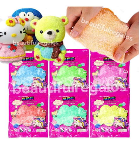 Slime De Bolitas Antiadherente Sensorial Antiestres Crunchy 