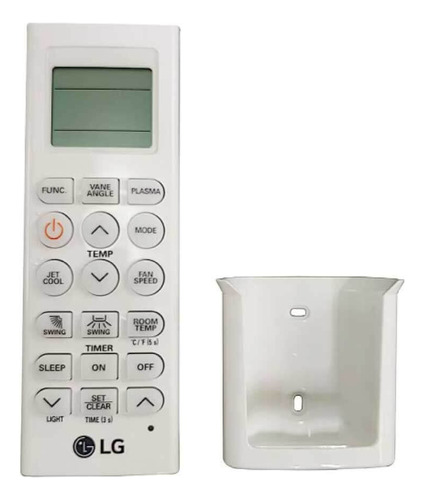 Controle Remoto Para Ar Condicionado LG Akb73757604 Cor Branco