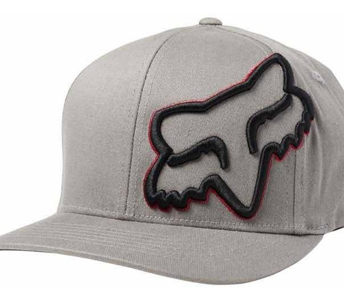 Imagen 1 de 3 de Gorra Fox Gris Flex Fit Talla Small/medium Orginal