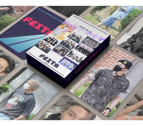 55 Photocards Kpop Bts - Festa 2024