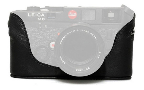 Black Label Bag Half Case For Leica M4, M6, M7, Or Mp Camera