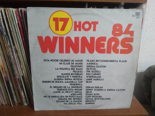 Compilado 17 Hot Winners 84 Vinilo Lp Sin Girar