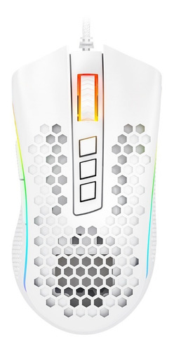 Imagen 10 de 10 de Mouse gamer de juego Redragon Storm Elite M988 lunar white