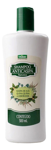 Kit 2 Shampoo Anticaspa Juá,quina E Jaborandi Vitalab 300ml