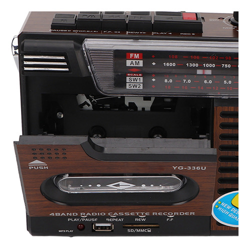 Reproductor De Casetes Portátil, Am Fm Radio Strong