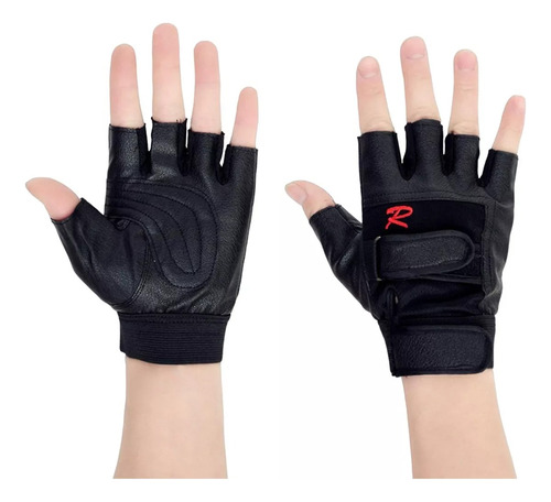 Guantes Cuero Unisex Entrenamiento Ejercicio Físico Deporte