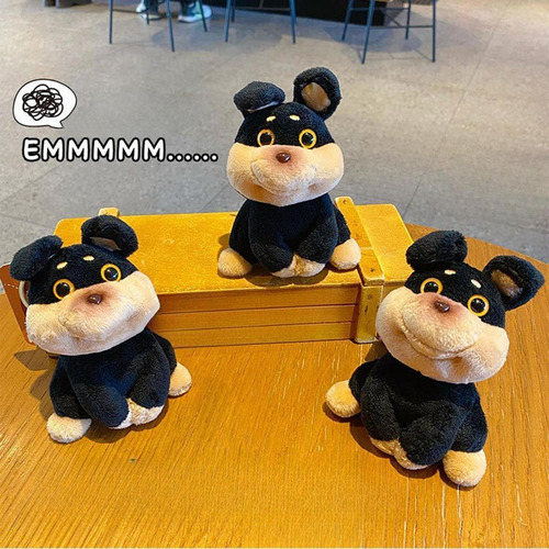 Llavero Con Forma De Perro De Peluche, Colgante Para Bolso,