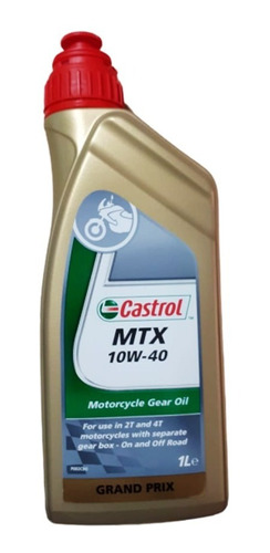 Aceite Caja Moto Mtx Sae 10w40 Castrol Team Motorace