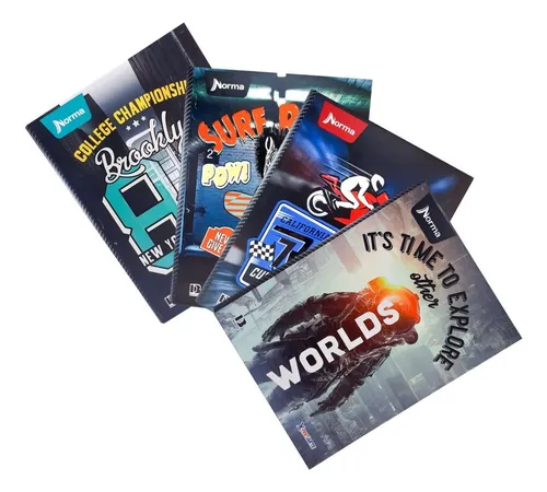 Cuaderno Cosido 100 Hojas X-presarte Pasta Dura Norma X 5