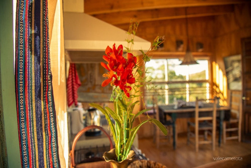 Imagen 5 de 14 de Cabaña En Alquiler Villa Serrana, Estufa A Leña, Piscina, Maravillosas Vistas.