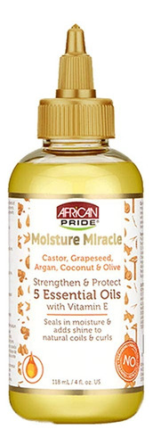 5 Aceites En 1 Con Vitamina E African Pride