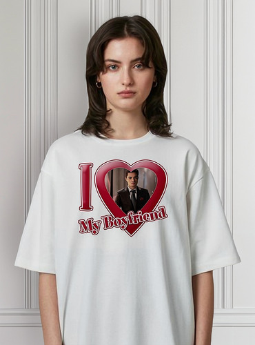 Remera Chuck Bass Boyfriend Gossip Girl Unisex Personalizada