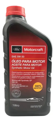 Óleo de motor Ford sintético 5W30 para carro/caminhonete de 1 unidade x 1L