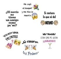 Comprar 18 Obleas Comestibles 5 Cm Diámetro Boda Frases Graciosas