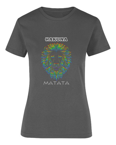 Playera Diseño Hakuna - León De Colores - Moda