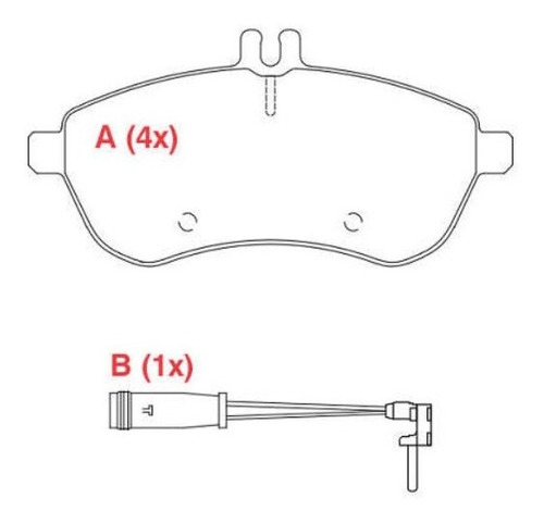 Imagem 5 de 9 de Kit Disco Pastilha Dianteiro Traseir Mercedes C180 2013/2014