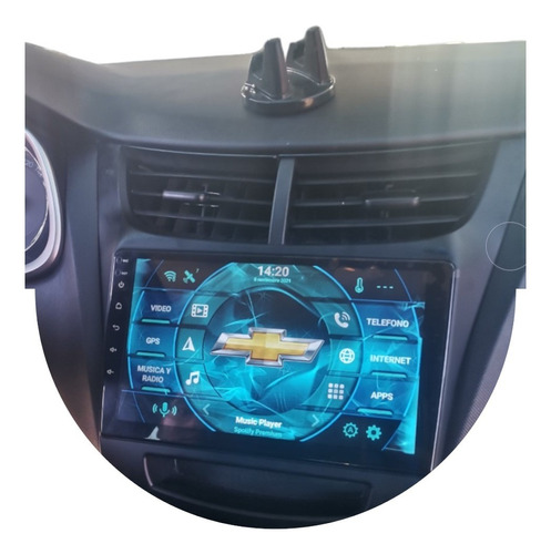 Autoestéreo Android 9' Chevrolet Aveo 15-24 2+32 Platino 2c