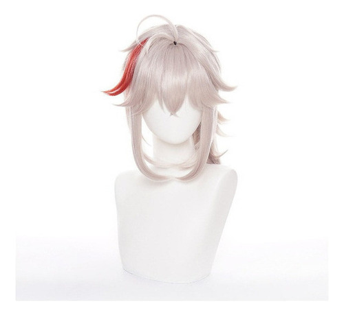 Peluca De Fiesta De Cosplay Genshin Impact Kazuha, 35 Cm